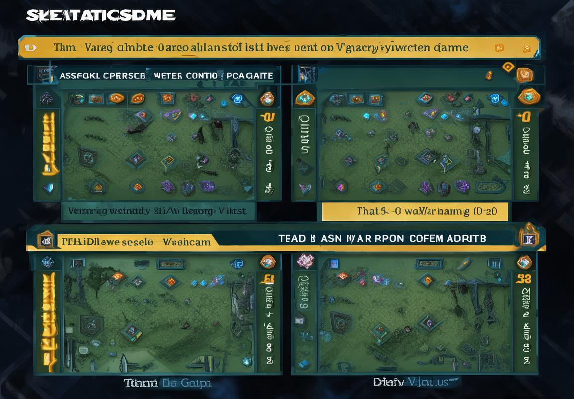 数据深析：四强战队视野得分与资源控制率对比